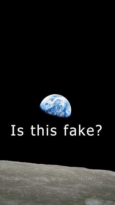 who said pictures of earth are fake